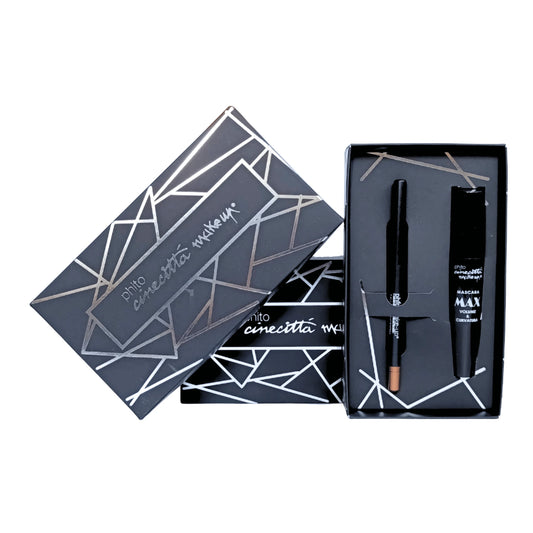 Cofanetto regalo mascara MAX + matita 24H collection satin brown - CINECITTÀ MAKE UP